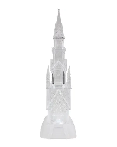 Northlight Led Lighted Castle Acrylic Christmas Decoration In White