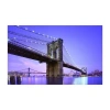 Northlight Led Lighted Famous New York City Brooklyn Bridge Canvas Wall Art 15.75'' X 23.5'' In Purple