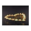 Northlight Led Lighted Flickering Heart-shaped Candles Canvas Wall Art 15.75" In Yellow