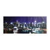 Northlight Led Lighted New York City Skyline Canvas Wall Art 15.75" X 39.25" In Blue