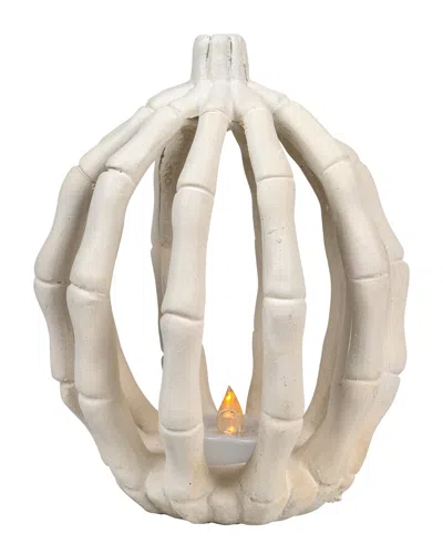 NORTHLIGHT NORTHLIGHT LED LIGHTED SKELETON PUMPKIN HALLOWEEN DECORATION