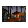 Northlight Led Lighted Tiki Hut Relaxation Scene Canvas Wall Art 23.5" In Blue