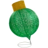 Northlight Led Lighted Twinkling Commercial Outdoor Tinsel Onion Christmas Ornament In Green