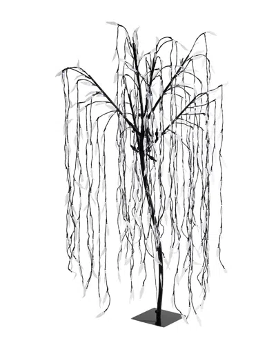Northlight Led Lighted Willow Tree Outdoor Halloween Decoration In Black