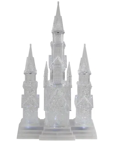 Northlight Led Lighted Winter Church Acrylic Christmas Figurine In Clear