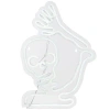 Northlight Led Skeleton Neon Lighted Halloween Wall Or Window Decoration In White
