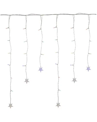 Northlight Led Stars Icicle Christmas Lights In Multicolor In White