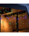 Northlight Led Stars Icicle Christmas Lights In Multicolor In White