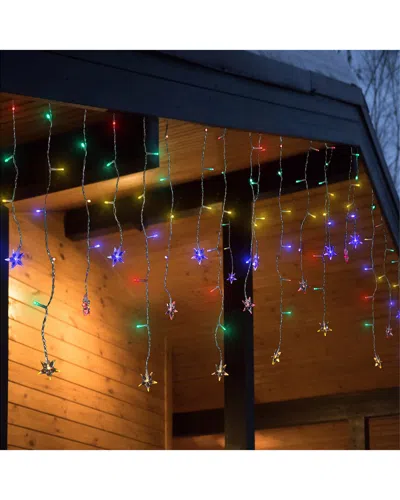 Northlight Led Stars Icicle Christmas Lights In Multicolor In White