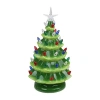 Northlight Led Table Top Tree With Star Topper Lighted Christmas Tabletop Decor In Green