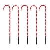 Northlight Lighted Candy Cane Lawn Stakes Christmas Yard Art In Red