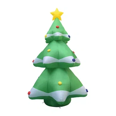 Northlight Lighted Christmas Inflatable In Green