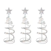 Northlight Lighted Cone Trees Christmas Yard Art In White
