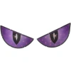 Northlight 20in Lighted Purple Eyes Halloween Window Silhouette In Purple