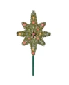 Northlight Lighted Gold Tone Star Of Bethlehem Christmas Tree Topper In Gold