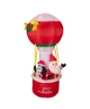 Northlight Lighted Inflatable Feliz Navidad Hot Air Balloon Outdoor Christmas Decoration 8' In Red
