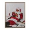 Northlight Lighted Norman Rockwell Canvas Art In Red