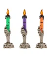 Northlight Led Lighted Skeleton Hand Halloween Candles In Multi