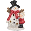 Northlight Lighted Snowman And Boy Christmas Decoration In Multi