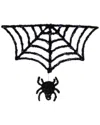 Northlight Lighted Spider & Web Halloween Decoration In Black
