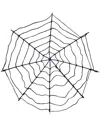 Northlight Lighted Spider Web Halloween Decoration In Black