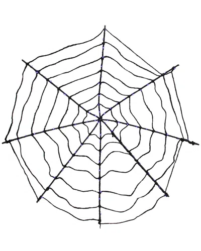 Northlight Lighted Spider Web Halloween Decoration In Black