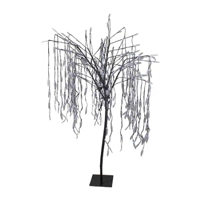 Northlight Lighted Willow Tree Christmas Yard Art In White
