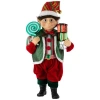 Northlight Lollipop Elf With Gifts Christmas Figure In Multi