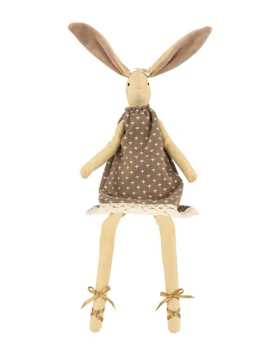 Northlight Long Legged Sitting Ballerina Bunny Figure In Beige