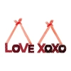 Northlight Love And Xoxo 2-pc. Wall Decal In Red