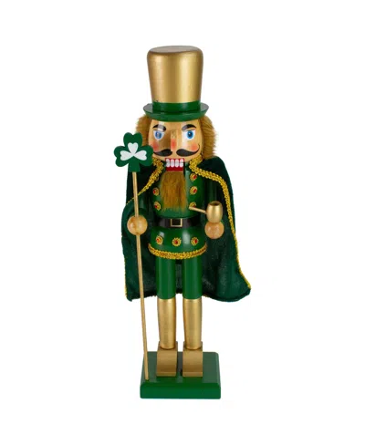 Northlight Luck Of The Irish Christmas Nutcracker, 15" In Green