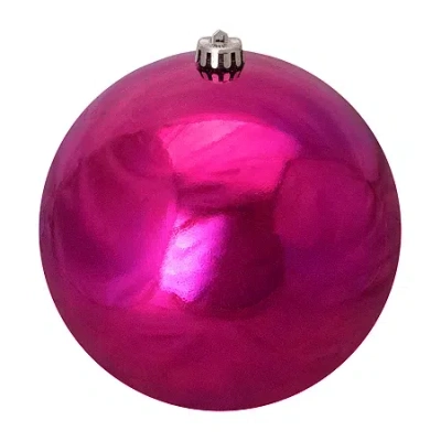 Northlight Magenta Pink Shiny Shatterproof Christmas Ball Ornament 8'' (200mm) In Purple