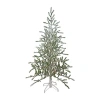 Northlight Medium Altwig Artificial Warm White Lights 5 Foot Flocked Pine Christmas Tree In Green