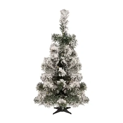 Northlight Medium Bristol Artificial Warm Clear Led Lights 2 Foot Pre-lit Pine Christmas Tree In Multi