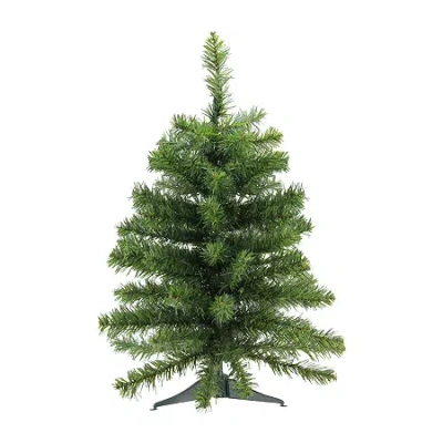 Northlight Medium Canadian Unlit 2 Foot Pine Christmas Tree In Green