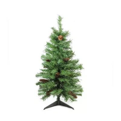Northlight Medium Dakota Artificial Unlit 3 Foot Pine Christmas Tree In Green