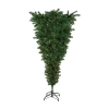 Northlight Medium Upside Down Spruce Artificial Clear Lights 5 1/2 Foot Pre-lit Christmas Tree In Green