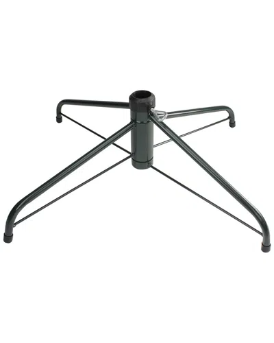 Northlight Metal Folding Christmas Tree Stand For 10'-12' Artificial Trees In Black
