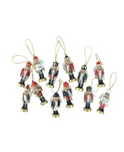 Northlight Mini Decorative Christmas Nutcracker Ornaments In Red