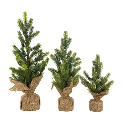 Northlight Mini Pine 1 1/2 Feet Pine Christmas Tree In Green