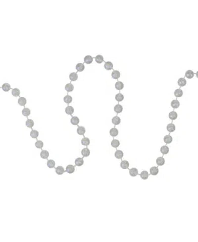Northlight Mm Shiny Clear Iridescent Beaded Christmas Garland