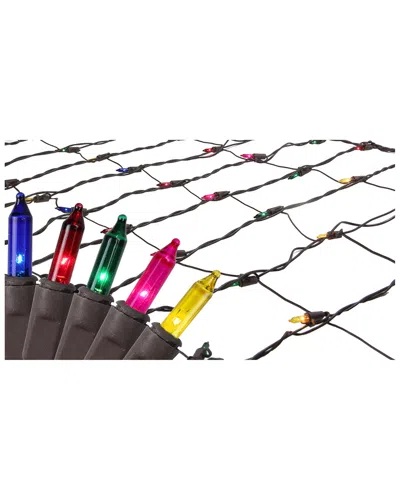Northlight 2' X 8' Multi-color Mini Tree Trunk Wrap Christmas Net Lights