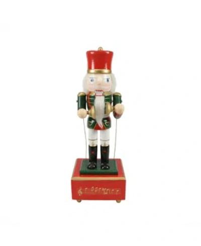 Northlight Musical And Animated Cymbalist Christmas Nutcracker In Green