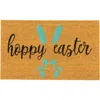 Northlight 18in Hoppy Easter Coir Outdoor Doormat In Blue