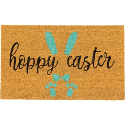NORTHLIGHT NORTHLIGHT NATURAL COIR "HOPPY EASTER" OUTDOOR DOORMAT