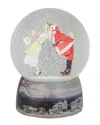 Northlight Norman Rockwell Christmas Surprise Snow Globe In White