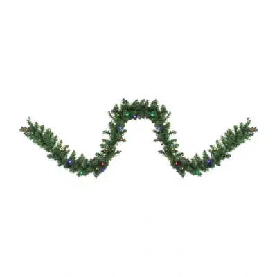 Northlight Northern Pine Pre-lit Christmas Indoor Garland In Green