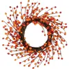 Northlight Orange Berries And Twig Artificial Fall Harvest Wreath 14- Inch, Unlit In Multi