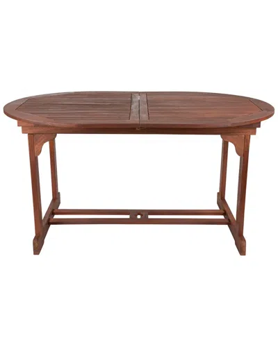 Northlight Oval Outdoor Acacia Wood Folding Patio Dining Table