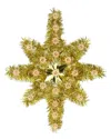 Northlight Oversized Lighted Gold Tinsel Star Of Bethlehem Christmas Tree Topper